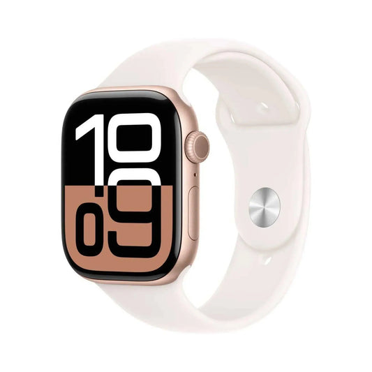 Apple Watch Series 10 Rose Gold GPS 42mm Aluminum Case with Light Blush Sport Band – S/M