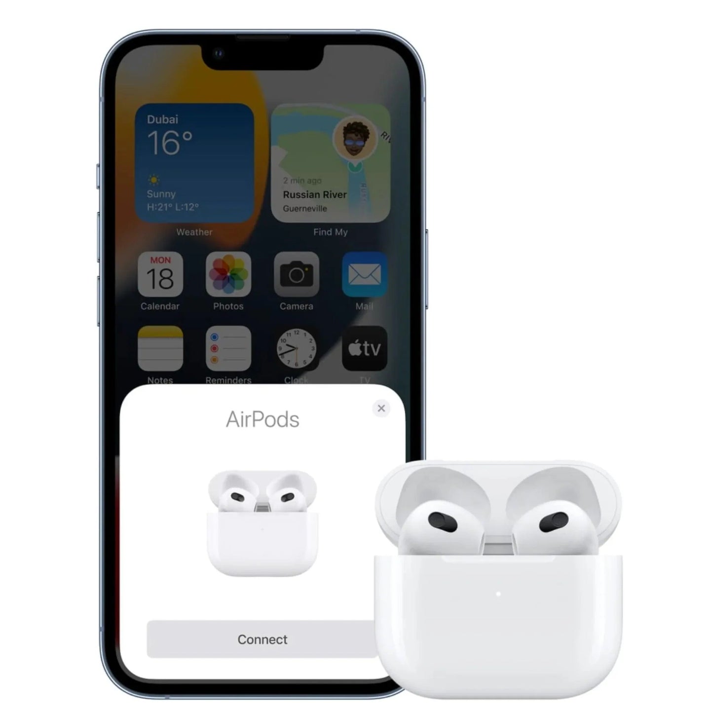 Apple AirPods (3rd generation) with Lightning Charging Case, MPNY3 - GULFSTREAM FZE